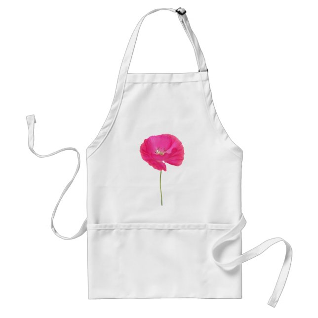 pink poppy standard apron (Front)