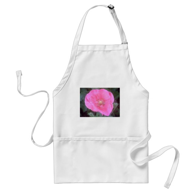 Pink Poppy Standard Apron (Front)