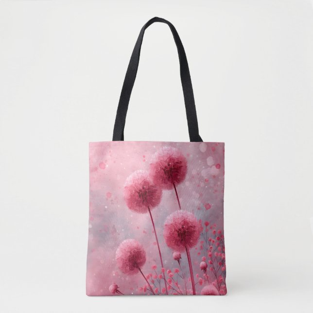 Pink Poppy Tote Bag (Front)