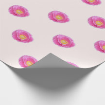 Pink Poppy Wrapping Paper