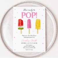Pink Popsicle Baby Shower 