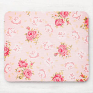 Pink Posies Mouse Pad