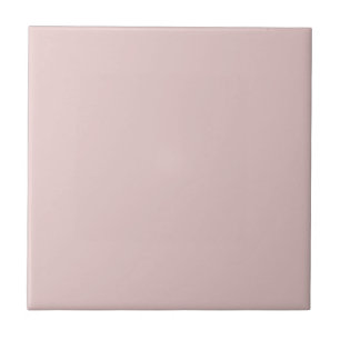 Pink Potpourri Pastel Solid Colour Print Ceramic Tile
