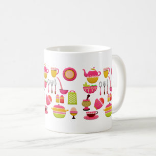 Pink Pots & Pans Kitchen Utensils Coffee Mug