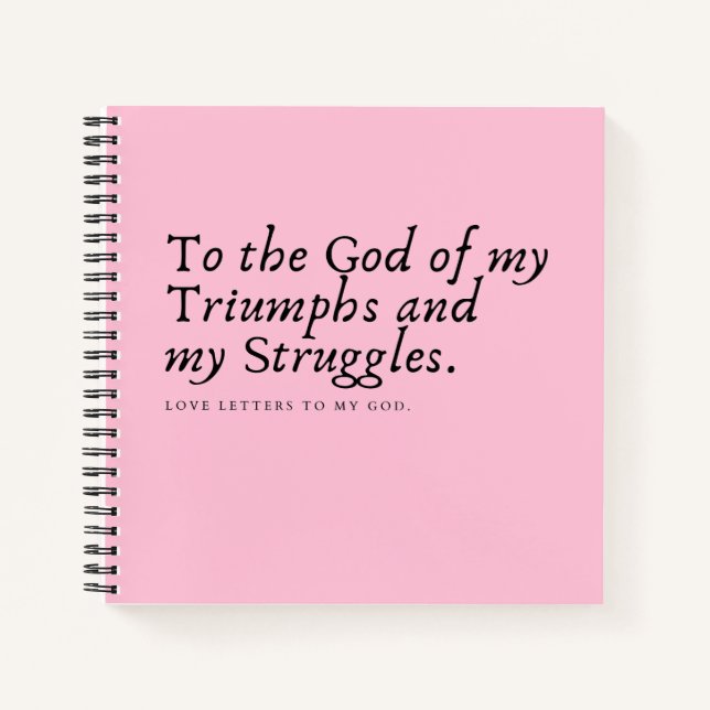 Pink Prayer Journal (Front)