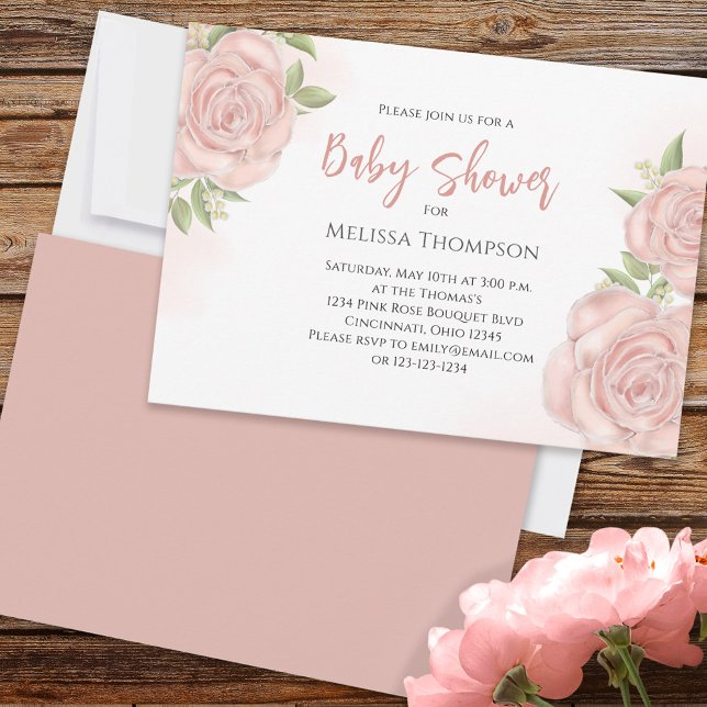 Pink Pretty Botanical Baby Girl Rose Cute Bouquet  (Creator Uploaded)