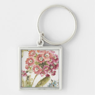 Pink Primrose Key Ring