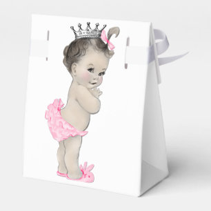 Pink Princess Baby Shower Favour Boxes