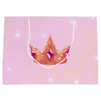 Pink Princess Birthday Gift Bag