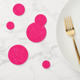 Pink Princess Birthday Party Table Confetti