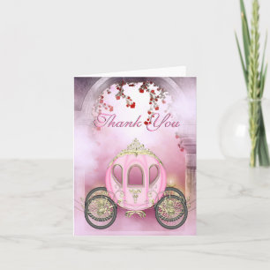 Pink Princess Carriage Enchanted Thank You