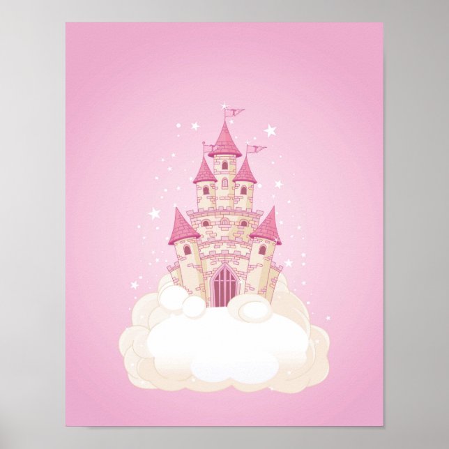 Pink Princess Castle Poster (Front)