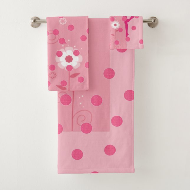 Pink Princess Collection - BATH TOWEL SET (Insitu)