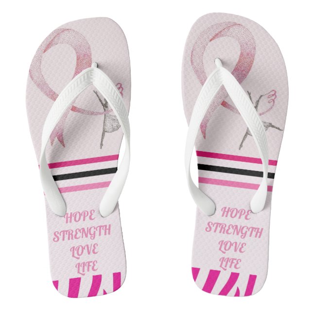 Pink Princess Collection Ladies Flip Flops (Footbed)