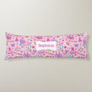Pink Princess Cotton Body Pillow ( 20" x 54")