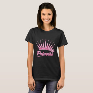 Pink Princess Crown T-Shirt