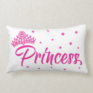 Pink Princess cushion with gorgeous tiara, stars