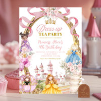 Pink Princess Dress up tea party Birthday