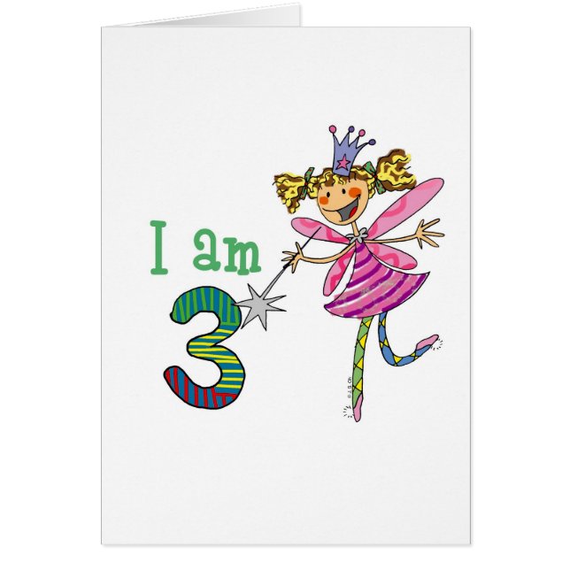 Pink princess fairy (age 3) (Front)