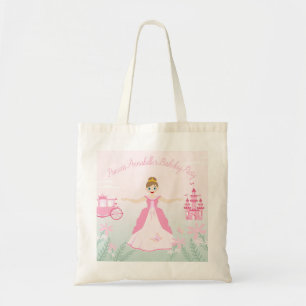 Pink Princess Fantasy Birthday Party Tote Bag