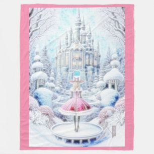 Pink Princess Fleece Blanket