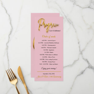 Pink Program - 3d Gold Tex Minimalist Design