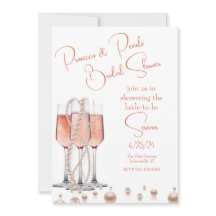 Pink Prosecco and Pearls Bridal Shower