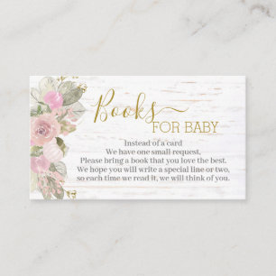 Pink Pumpkin bring a book enclosure card