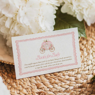 Pink Pumpkin Carriage Books for Baby Card