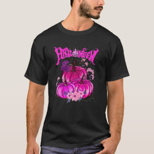 Pink Pumpkin Halloween Cool For Halloween Celebrat T-Shirt