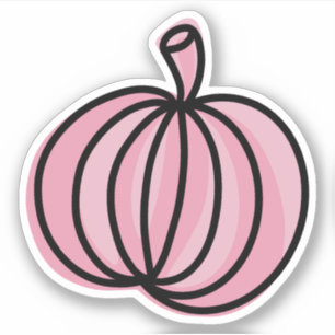 Pink Pumpkin Illustration