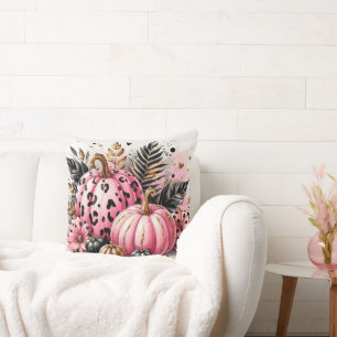Pink Pumpkin Maximalist Cushion