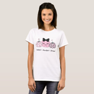 Pink Pumpkin Thanksgiving T-Shirt