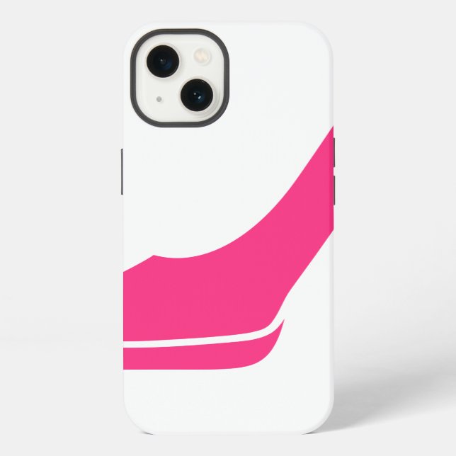 Pink pumps iPhone case (Back)