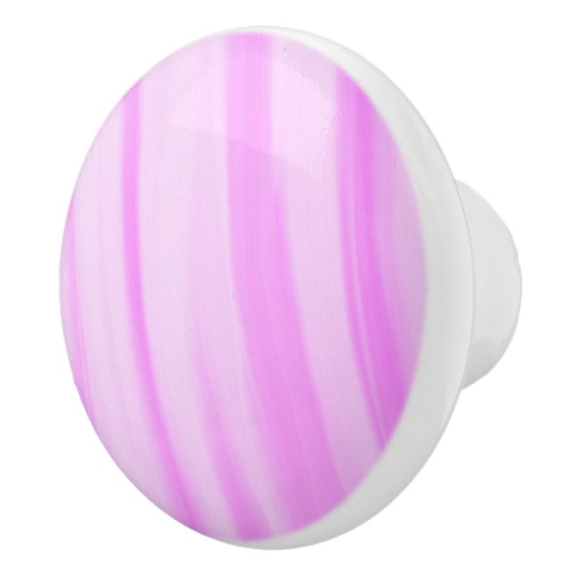 Pink Purple Abstract #2 Ceramic Knob (Right)