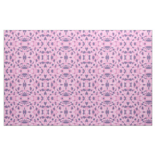 Pink Purple Abstract Geometric Patterns Fabric