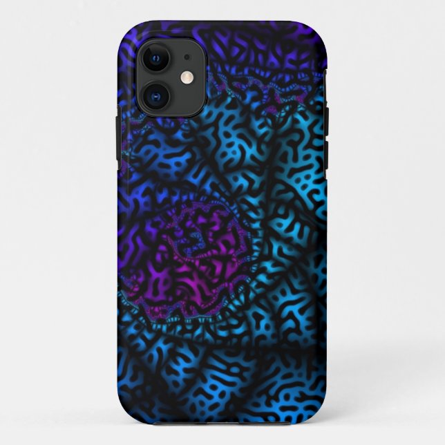 pink purple and blue abstract Case-Mate iPhone case (Back)