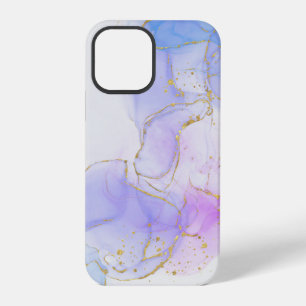 Pink, Purple and Blue Alcohol Ink iPhone 12 Pro Case