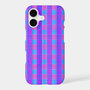 Pink Purple And Blue Checked Tartan,