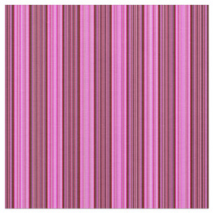 Pink Purple and Fuchsia Pinstripes Fabric