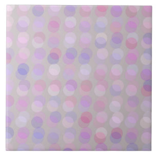 pink, purple and gray dots ceramic tile