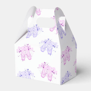Pink & Purple Ballet Birthday Pointe Shoes Favour Box