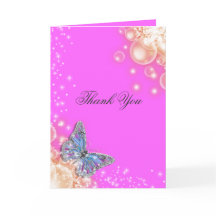 Pink purple blue butterfly wedding