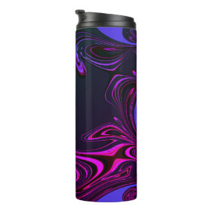 Pink Purple Blue Thermal Tumbler
