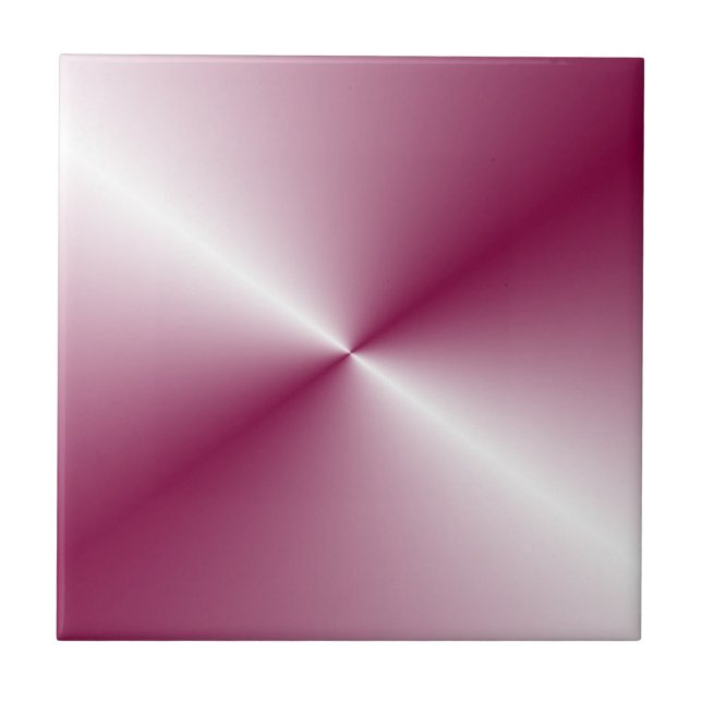 Pink Purple Colour Elegant Blank Custom Template Ceramic Tile (Front)