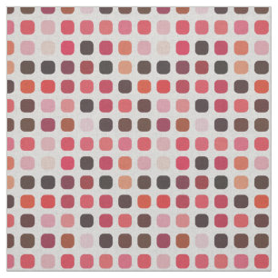 Pink Purple Coral Red Round Square Art Fabric