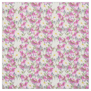 Pink Purple Floral Fabric