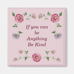 Pink & Purple Floral Vine Magnet