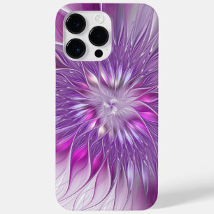Pink Purple Flower Passion Abstract Fractal Art Case-Mate iPhone 14 Pro Max Case