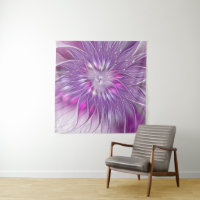 Pink Purple Flower Passion Abstract Fractal Art